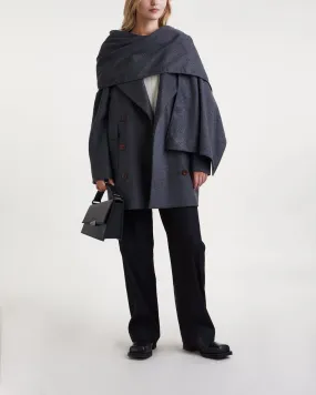 The Garment   Coat Manhattan Drape Grey 